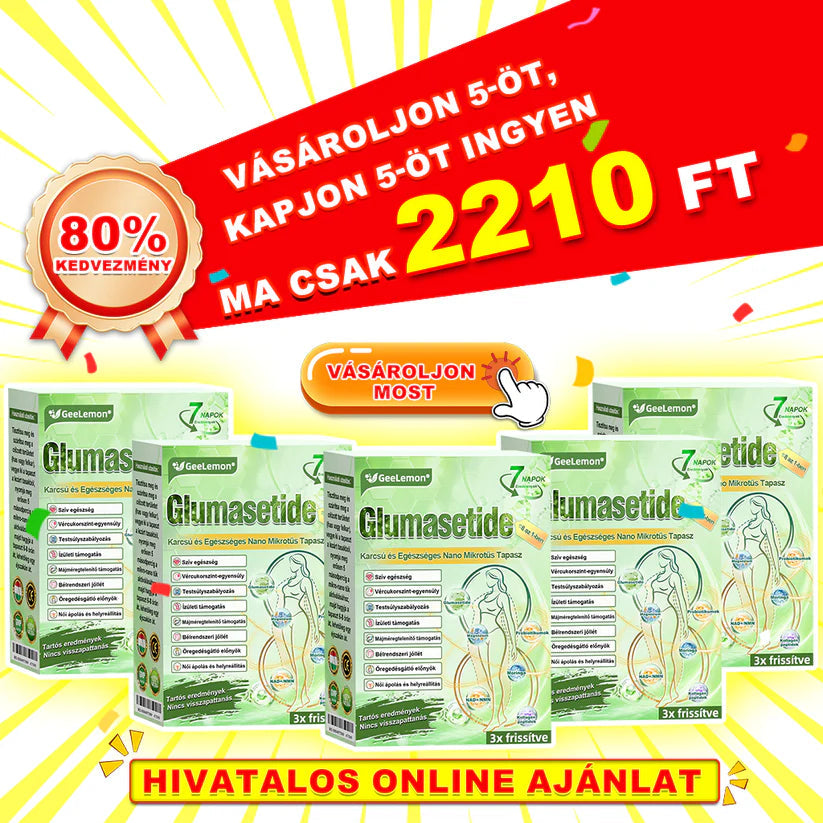 👩‍⚕️𝐆𝐞𝑒𝐿𝑒𝐦𝐨𝐧® Glumasetide 8 az 1-ben Karcsú és Egészséges Nano Mikrotűs Tapasz 🇭🇺