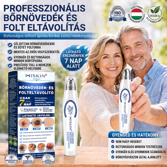 Hivatalos Márkabolt | 🚢 Hiskin® 7 napos Szemölcseltávolító Roll-on Ápoló Folyadék (Fájdalommentes rollerball technológia, hegek nélkül) 🐬