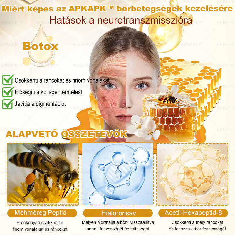 🍯 𝖠𝖯𝖪𝖠𝖯𝖪® Méhméreg Bőr Helyreállító Krém 🔥 Magyar fejlesztés, magyarországi gyártás és szállítás