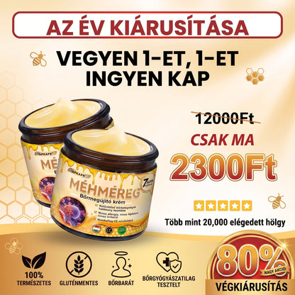 🍯 𝖠𝖯𝖪𝖠𝖯𝖪® Méhméreg Bőr Helyreállító Krém 🔥 Magyar fejlesztés, magyarországi gyártás és szállítás